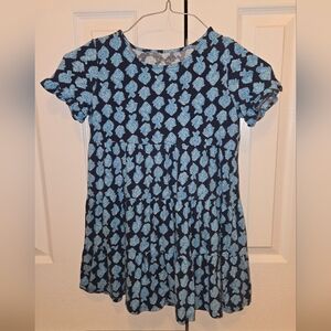 Lilly Pulitzer Navy and Light Blue Kids Dress